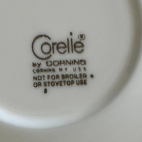 Corelle "Spring Blossom" (Crazy Daisy) Cup and Saucer | Hook Handle Mug Vintage - Picture 6 of 10